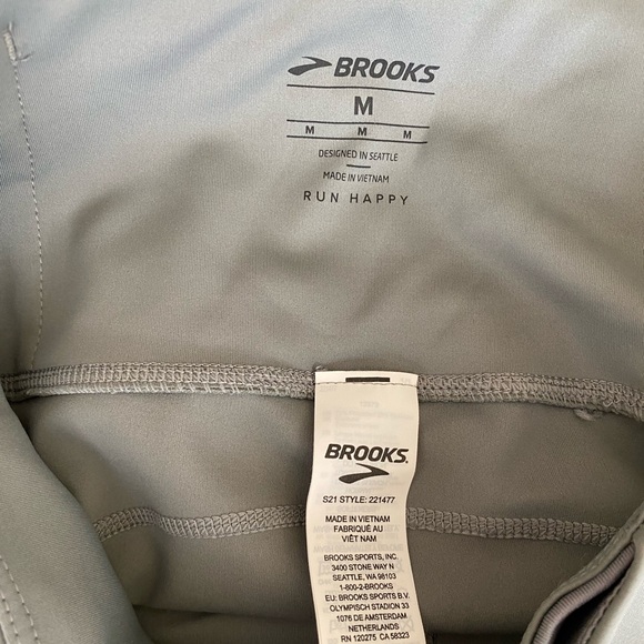 BROOKS Running Legging Crop Capri M (fits like a Small) - Picture 5 of 6